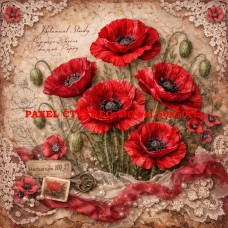 Látkový panel kolekce VLČÍ MÁKY 531-290 Látkový panel kolekce VLČÍ MÁKY 531-290