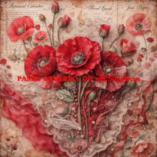 Látkový panel kolekce VLČÍ MÁKY 531-292 Látkový panel kolekce VLČÍ MÁKY 531-292