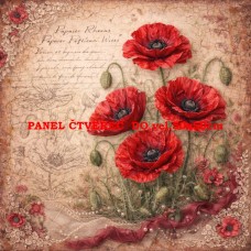 Látkový panel kolekce VLČÍ MÁKY 531-293 Látkový panel kolekce VLČÍ MÁKY 531-293