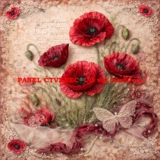 Látkový panel kolekce VLČÍ MÁKY 531-296 Látkový panel kolekce VLČÍ MÁKY 531-296