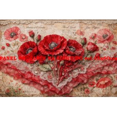 Látkový panel kolekce VLČÍ MÁKY 531-300 Látkový panel kolekce VLČÍ MÁKY 531-300