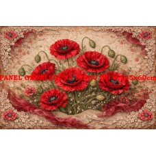 Látkový panel kolekce VLČÍ MÁKY 531-304 Látkový panel kolekce VLČÍ MÁKY 531-304