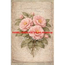 Látkový panel kolekce RŮŽOVÉ KVĚTINY 531-315 Látkový panel kolekce RŮŽOVÉ KVĚTINY 531-315