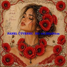 Látkový panel kolekce ŽENY, DÍVKY 535-166 Látkový panel kolekce ŽENY, DÍVKY 535-166