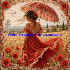 Látkový panel kolekce ŽENY, DÍVKY 535-168 Látkový panel kolekce ŽENY, DÍVKY 535-168