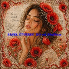 Látkový panel kolekce ŽENY, DÍVKY 535-169 Látkový panel kolekce ŽENY, DÍVKY 535-169