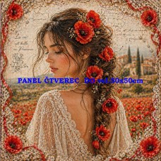 Látkový panel kolekce ŽENY, DÍVKY 535-170 Látkový panel kolekce ŽENY, DÍVKY 535-170