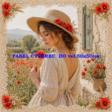 Látkový panel kolekce ŽENY, DÍVKY 535-178 Látkový panel kolekce ŽENY, DÍVKY 535-178