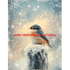 Látkový panel kolekce KOUZELNÁ ZIMA 537-27 Látkový panel kolekce KOUZELNÁ ZIMA 537-27