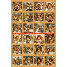 Látkový panel sada kolekce VÁNOCE - na adventní kalendář, pexeso, ozdoby atd. 542-356 Látkový panel sada kolekce VÁNOCE - na adventní kalendář, pexeso, ozdoby atd. 542-356