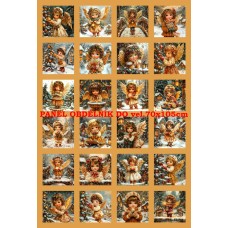 Látkový panel sada kolekce VÁNOCE - na adventní kalendář, pexeso, ozdoby atd. 542-357 Látkový panel sada kolekce VÁNOCE - na adventní kalendář, pexeso, ozdoby atd. 542-357