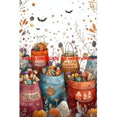Látkový panel kolekce HALLOWEEN , PODZIM 546-127 Látkový panel kolekce HALLOWEEN , PODZIM 546-127