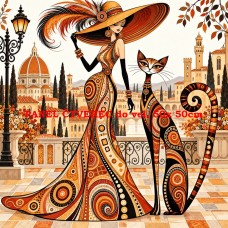 Látkový panel kolekce CAT LADY 570-71 Látkový panel kolekce CAT LADY 570-71
