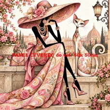 Látkový panel kolekce CAT LADY 570-75 Látkový panel kolekce CAT LADY 570-75