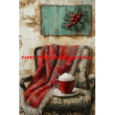 Látkový panel kolekce ÚTULNÁ ZIMNÍ VESNIČKA 583-3 Látkový panel kolekce ÚTULNÁ ZIMNÍ VESNIČKA 583-3