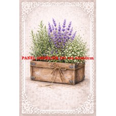 Látkový panel kolekce KVĚTINY 595-41 Látkový panel kolekce KVĚTINY 595-41