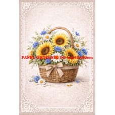 Látkový panel kolekce KVĚTINY 595-42 Látkový panel kolekce KVĚTINY 595-42