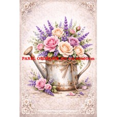 Látkový panel kolekce KVĚTINY 595-43 Látkový panel kolekce KVĚTINY 595-43