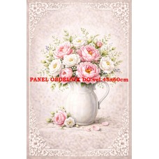 Látkový panel kolekce KVĚTINY 595-44 Látkový panel kolekce KVĚTINY 595-44