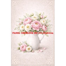 Látkový panel kolekce KVĚTINY 595-45 Látkový panel kolekce KVĚTINY 595-45