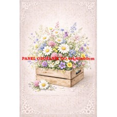 Látkový panel kolekce KVĚTINY 595-47 Látkový panel kolekce KVĚTINY 595-47