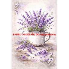 Látkový panel kolekce KVĚTINY 595-49 Látkový panel kolekce KVĚTINY 595-49