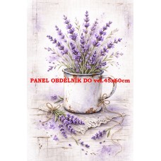 Látkový panel kolekce KVĚTINY 595-50 Látkový panel kolekce KVĚTINY 595-50