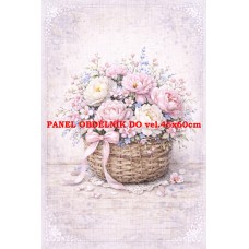 Látkový panel kolekce KVĚTINY 595-53 Látkový panel kolekce KVĚTINY 595-53