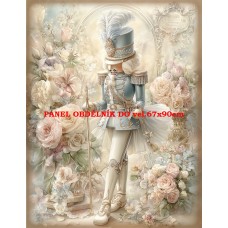 Látkový panel VINTAGE VÁNOČNÍ 597-14 Látkový panel VINTAGE VÁNOČNÍ 597-14