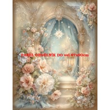 Látkový panel VINTAGE VÁNOČNÍ 597-16 Látkový panel VINTAGE VÁNOČNÍ 597-16