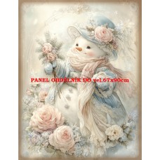 Látkový panel VINTAGE VÁNOČNÍ 597-2 Látkový panel VINTAGE VÁNOČNÍ 597-2