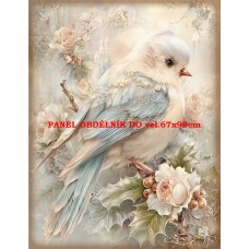 Látkový panel VINTAGE VÁNOČNÍ 597-24 Látkový panel VINTAGE VÁNOČNÍ 597-24