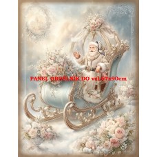 Látkový panel VINTAGE VÁNOČNÍ 597-29 Látkový panel VINTAGE VÁNOČNÍ 597-29