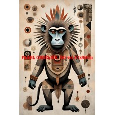 Látkový panel kolekce AFRICKÁ ZVÍŘATA 602-402 Látkový panel kolekce AFRICKÁ ZVÍŘATA 602-402