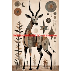 Látkový panel kolekce AFRICKÁ ZVÍŘATA 602-410 Látkový panel kolekce AFRICKÁ ZVÍŘATA 602-410