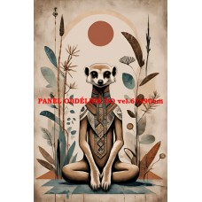 Látkový panel kolekce AFRICKÁ ZVÍŘATA 602-413 Látkový panel kolekce AFRICKÁ ZVÍŘATA 602-413
