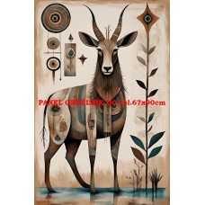 Látkový panel kolekce AFRICKÁ ZVÍŘATA 602-417 Látkový panel kolekce AFRICKÁ ZVÍŘATA 602-417