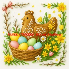 Látkový panel kolekce VELIKONOČNÍ PERNÍČKY 603-110 Látkový panel kolekce VELIKONOČNÍ PERNÍČKY 603-110