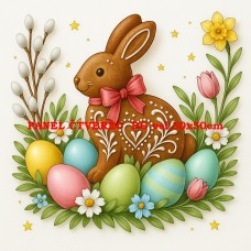 Látkový panel kolekce VELIKONOČNÍ PERNÍČKY 603-112 Látkový panel kolekce VELIKONOČNÍ PERNÍČKY 603-112