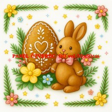 Látkový panel kolekce VELIKONOČNÍ PERNÍČKY 603-116 Látkový panel kolekce VELIKONOČNÍ PERNÍČKY 603-116