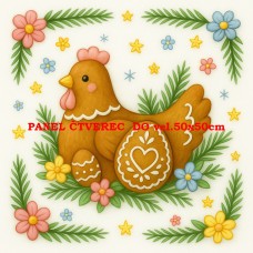 Látkový panel kolekce VELIKONOČNÍ PERNÍČKY 603-118 Látkový panel kolekce VELIKONOČNÍ PERNÍČKY 603-118