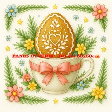 Látkový panel kolekce VELIKONOČNÍ PERNÍČKY 603-122 Látkový panel kolekce VELIKONOČNÍ PERNÍČKY 603-122