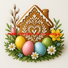 Látkový panel kolekce VELIKONOČNÍ PERNÍČKY 603-133 Látkový panel kolekce VELIKONOČNÍ PERNÍČKY 603-133