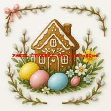 Látkový panel kolekce VELIKONOČNÍ PERNÍČKY 603-135 Látkový panel kolekce VELIKONOČNÍ PERNÍČKY 603-135