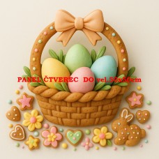 Látkový panel kolekce VELIKONOČNÍ PERNÍČKY 603-137 Látkový panel kolekce VELIKONOČNÍ PERNÍČKY 603-137