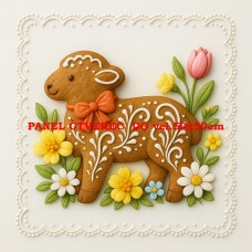 Látkový panel kolekce VELIKONOČNÍ PERNÍČKY 603-139 Látkový panel kolekce VELIKONOČNÍ PERNÍČKY 603-139