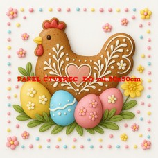 Látkový panel kolekce VELIKONOČNÍ PERNÍČKY 603-145 Látkový panel kolekce VELIKONOČNÍ PERNÍČKY 603-145