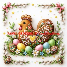 Látkový panel kolekce VELIKONOČNÍ PERNÍČKY 603-149 Látkový panel kolekce VELIKONOČNÍ PERNÍČKY 603-149