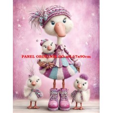 Látkový panel kolekce PASTELOVÝ SVĚT 605-168 Látkový panel kolekce PASTELOVÝ SVĚT 605-168