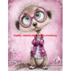 Látkový panel kolekce PASTELOVÝ SVĚT 605-187 Látkový panel kolekce PASTELOVÝ SVĚT 605-187